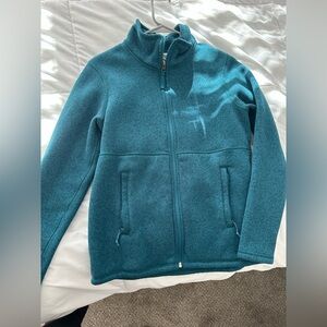 The North Face Teal Sherpa Jacket